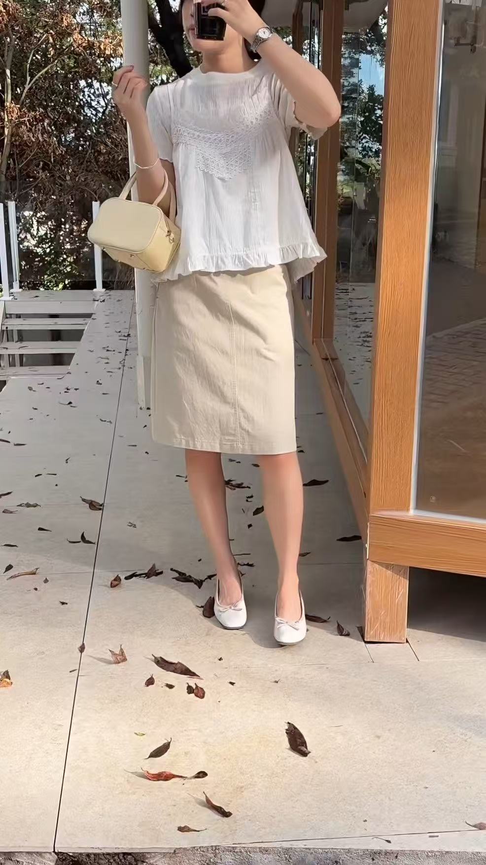 HELLO MILK TEE- 86880   淨版圓領衫
