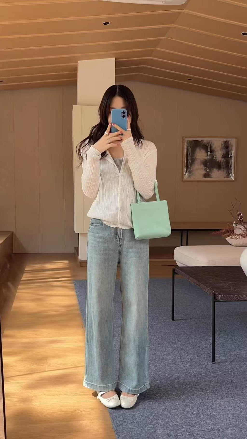 HELLO MILK TEE- 86887   假兩件上衣