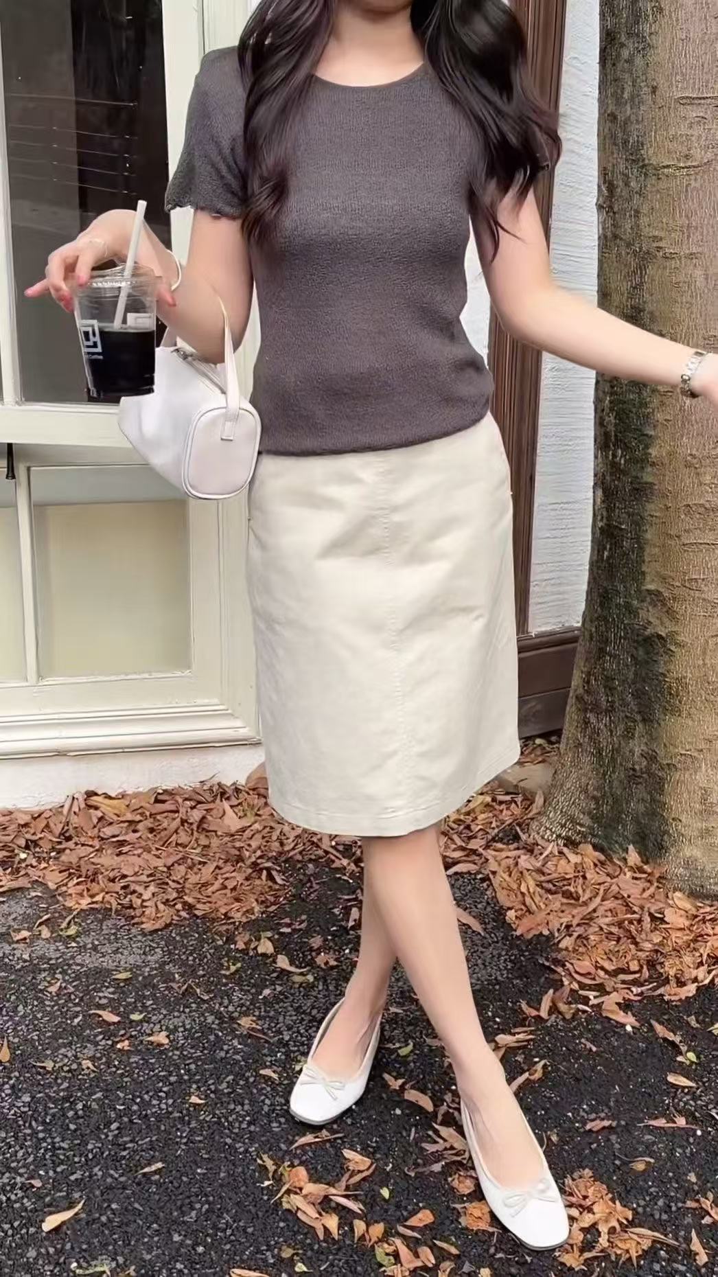 HELLO MILK TEE- 86890   圓領短袖衫