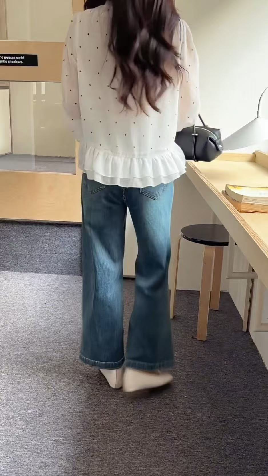 HELLO MILK TEE- 86897   波點小衫