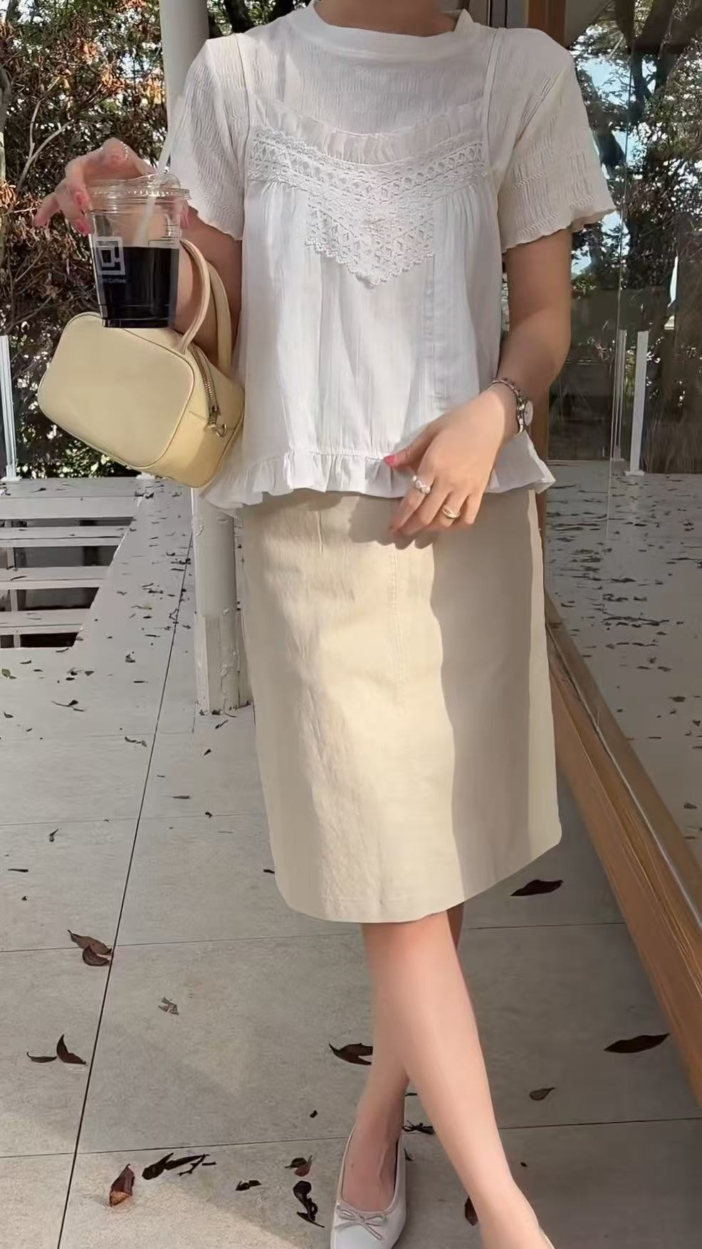 HELLO MILK TEE- 86909 吊帶背心