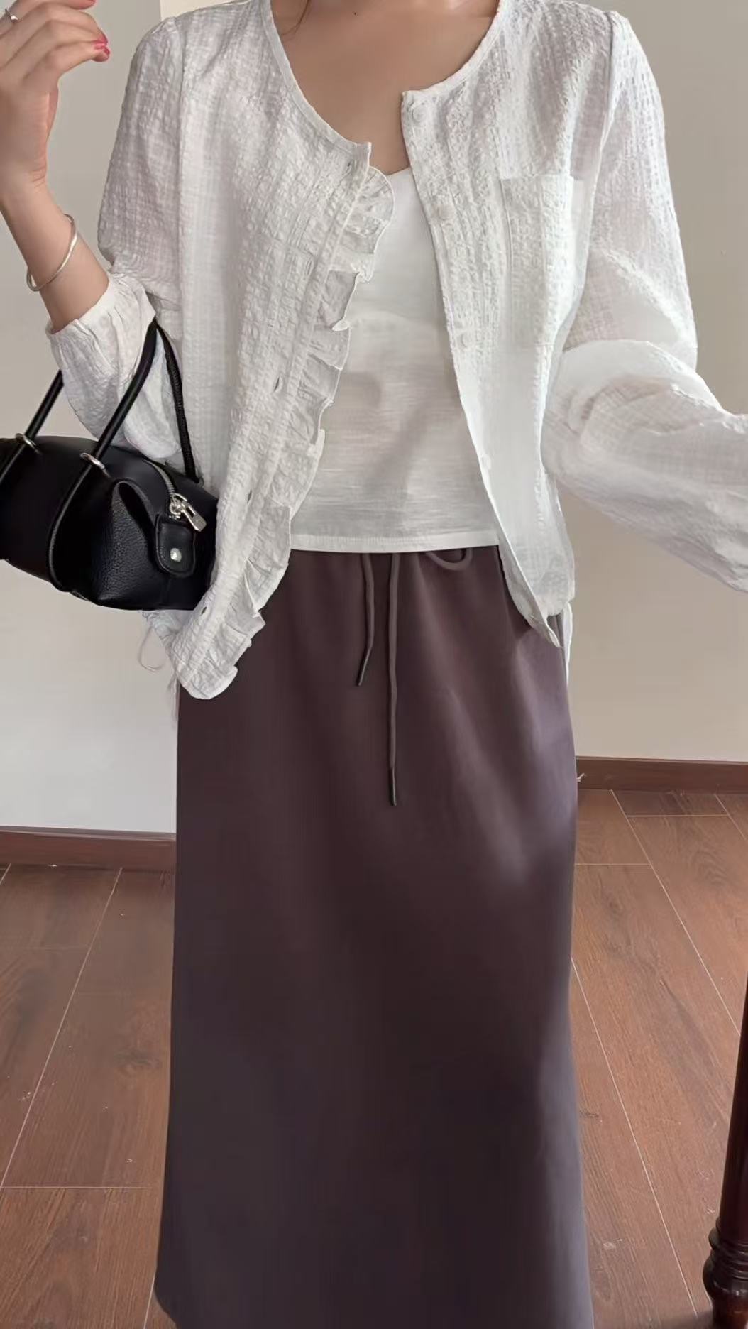HELLO MILK TEE- 86911   簡約小衫