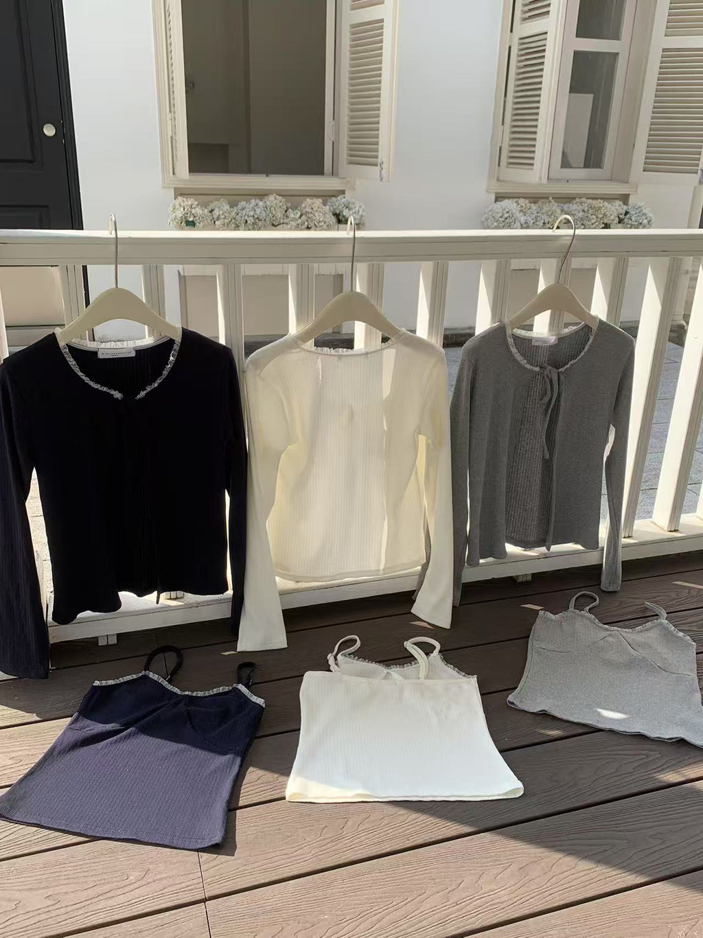 HELLO MILK TEE- 86925 百搭兩件套