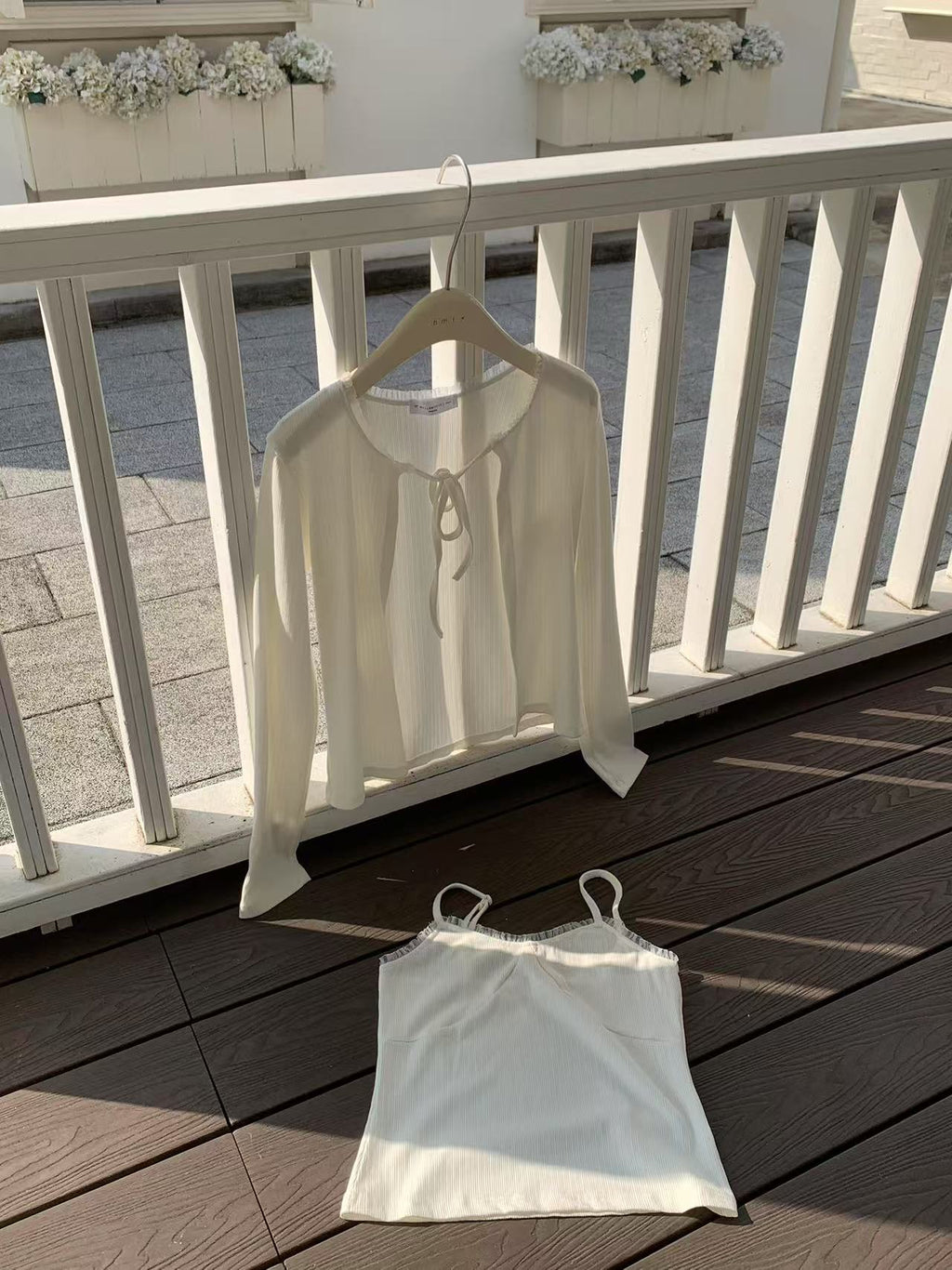 HELLO MILK TEE- 86925 百搭兩件套