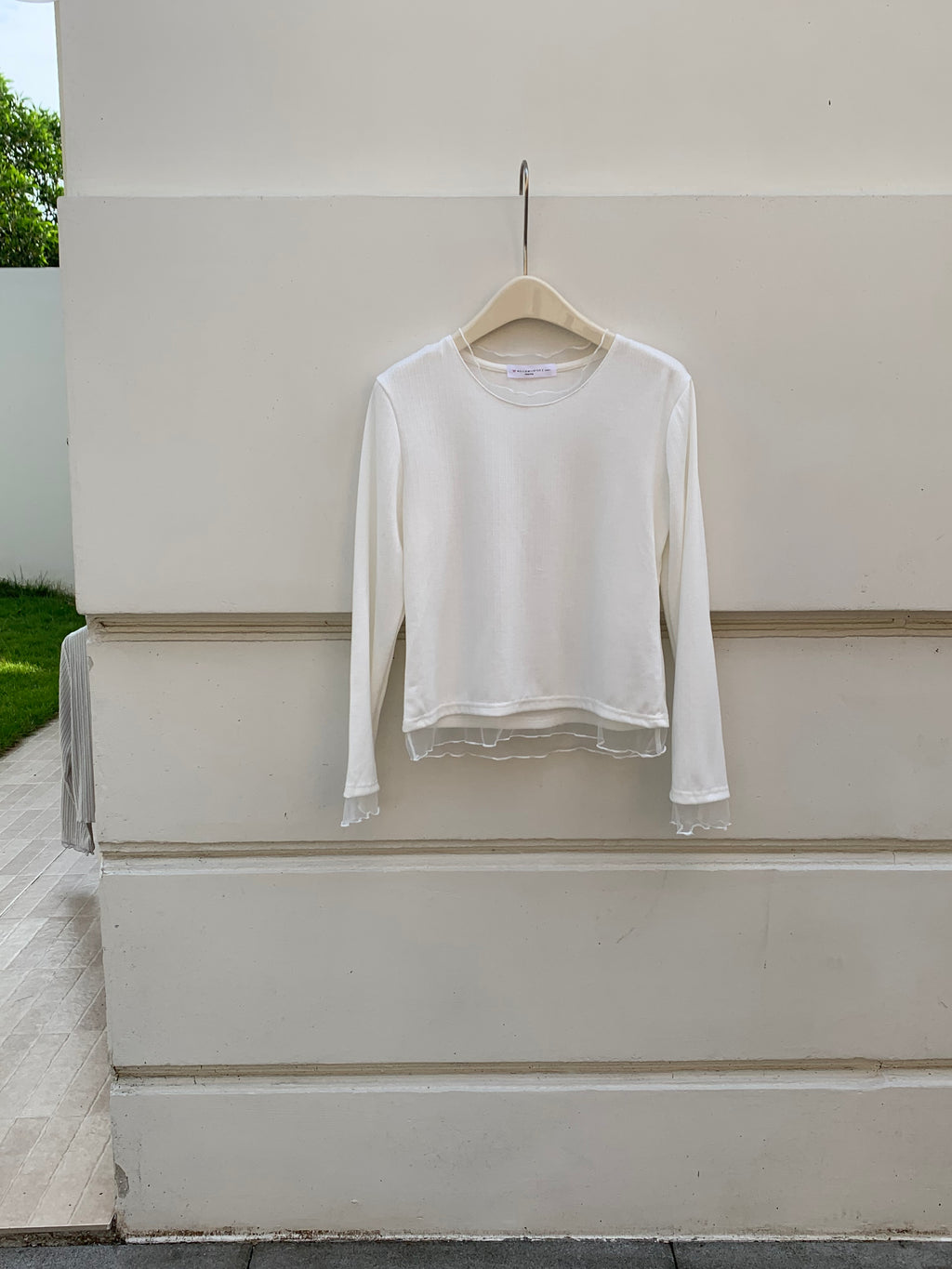 HELLO MILK TEE- 86927 磨毛小衫