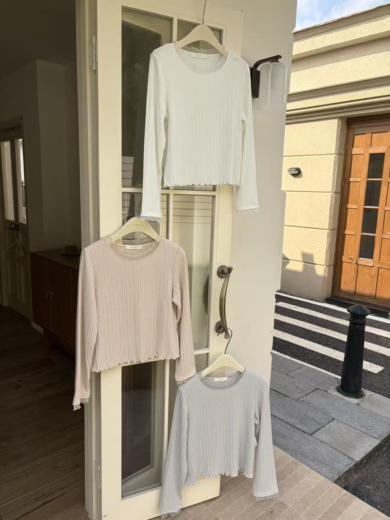 HELLO MILK TEE- 86972 百搭長袖衫