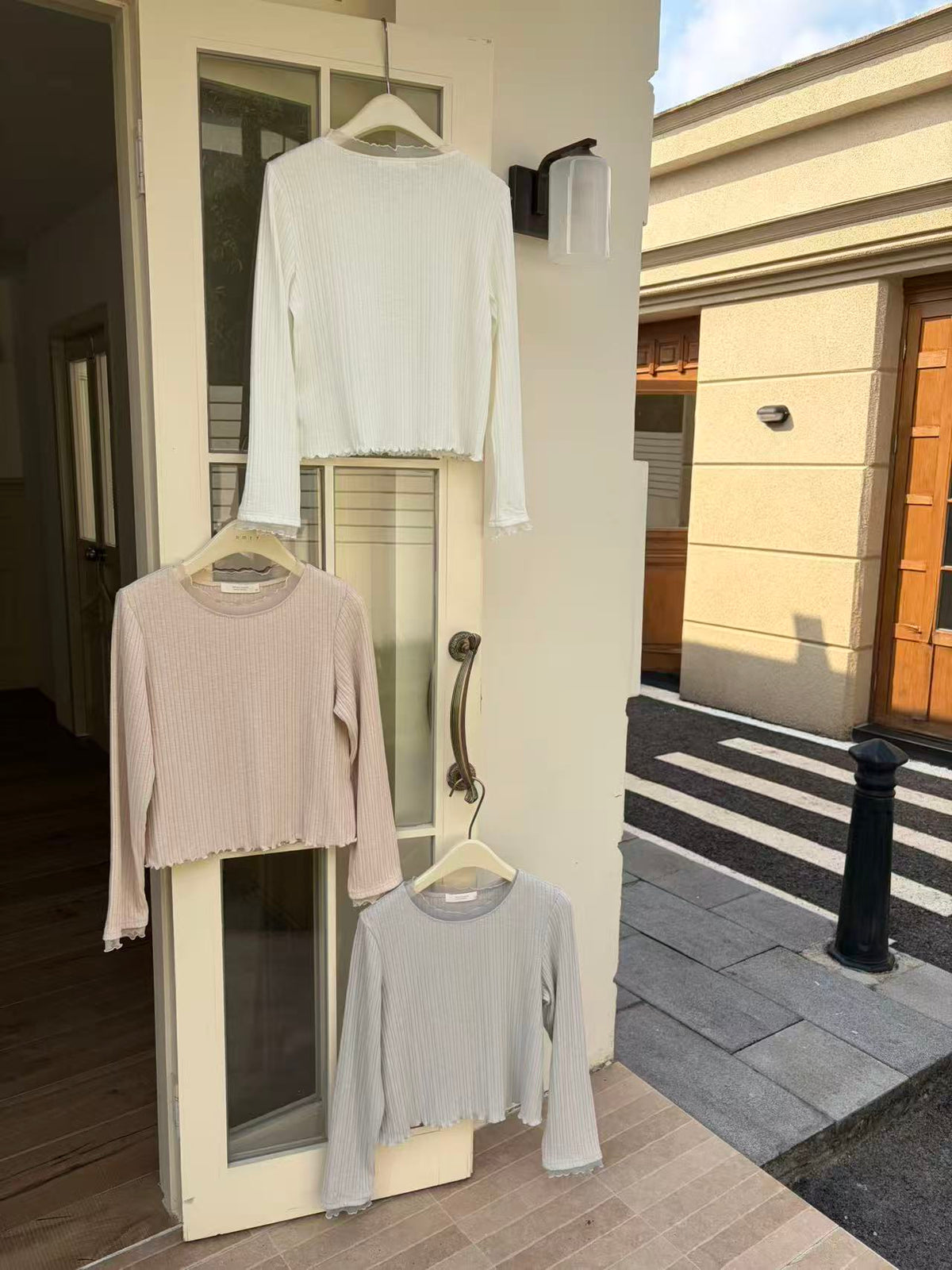 HELLO MILK TEE- 86972 百搭長袖衫