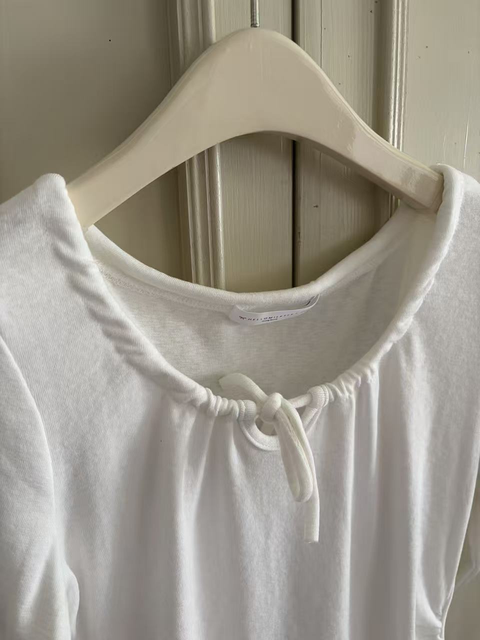 HELLO MILK TEE- 86971 百搭抽繩衫