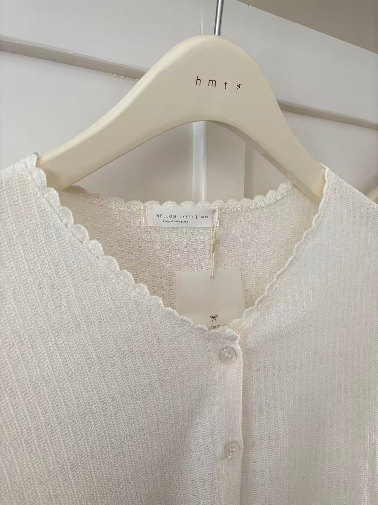 HELLO MILK TEE- 86919 花邊套裝