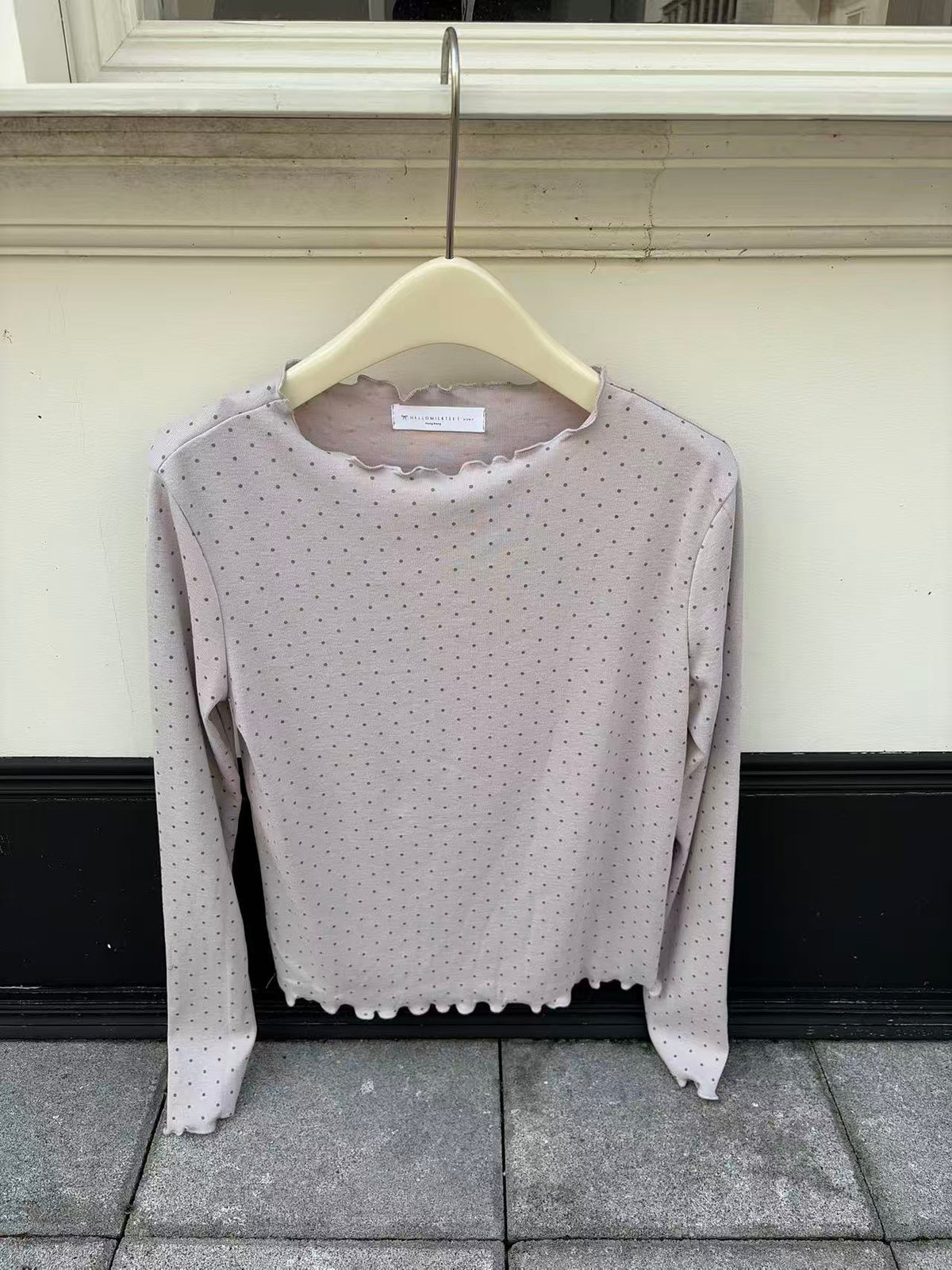 HELLO MILK TEE- 86981 韓系小衫