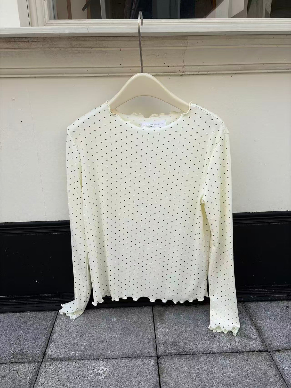 HELLO MILK TEE- 86981 韓系小衫