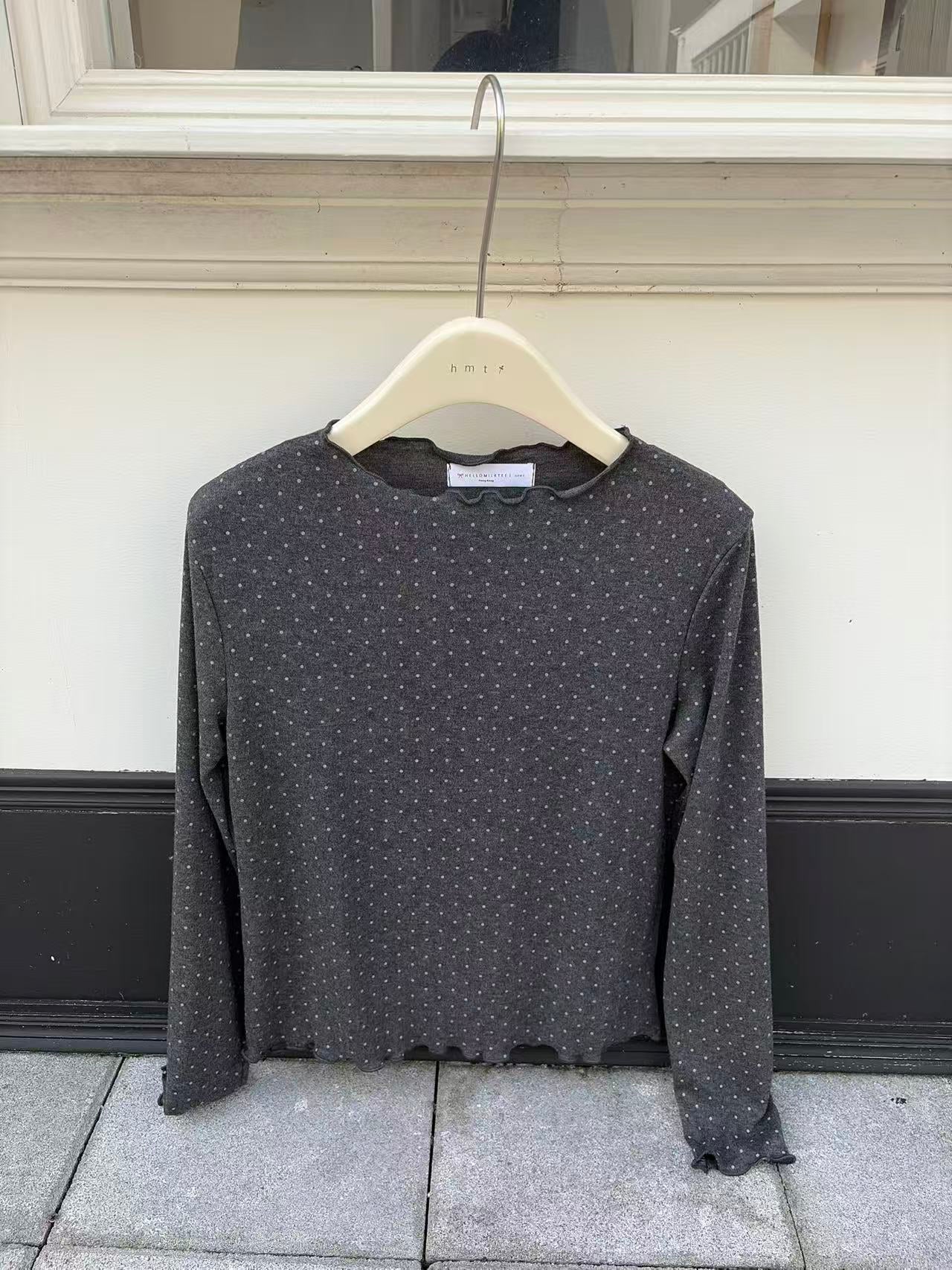 HELLO MILK TEE- 86981 韓系小衫