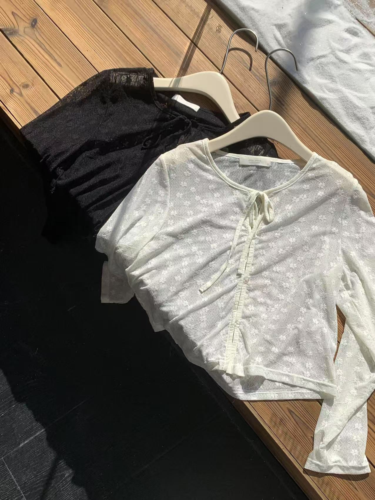 HELLO MILK TEE- 86932 簡約開衫