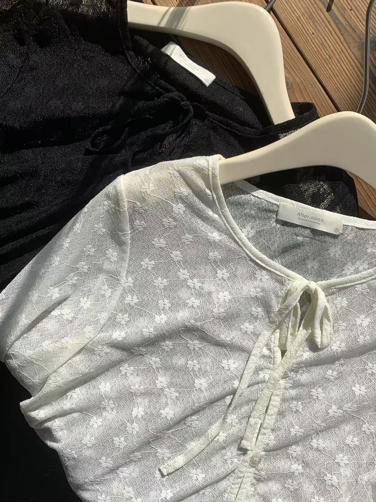 HELLO MILK TEE- 86932 簡約開衫