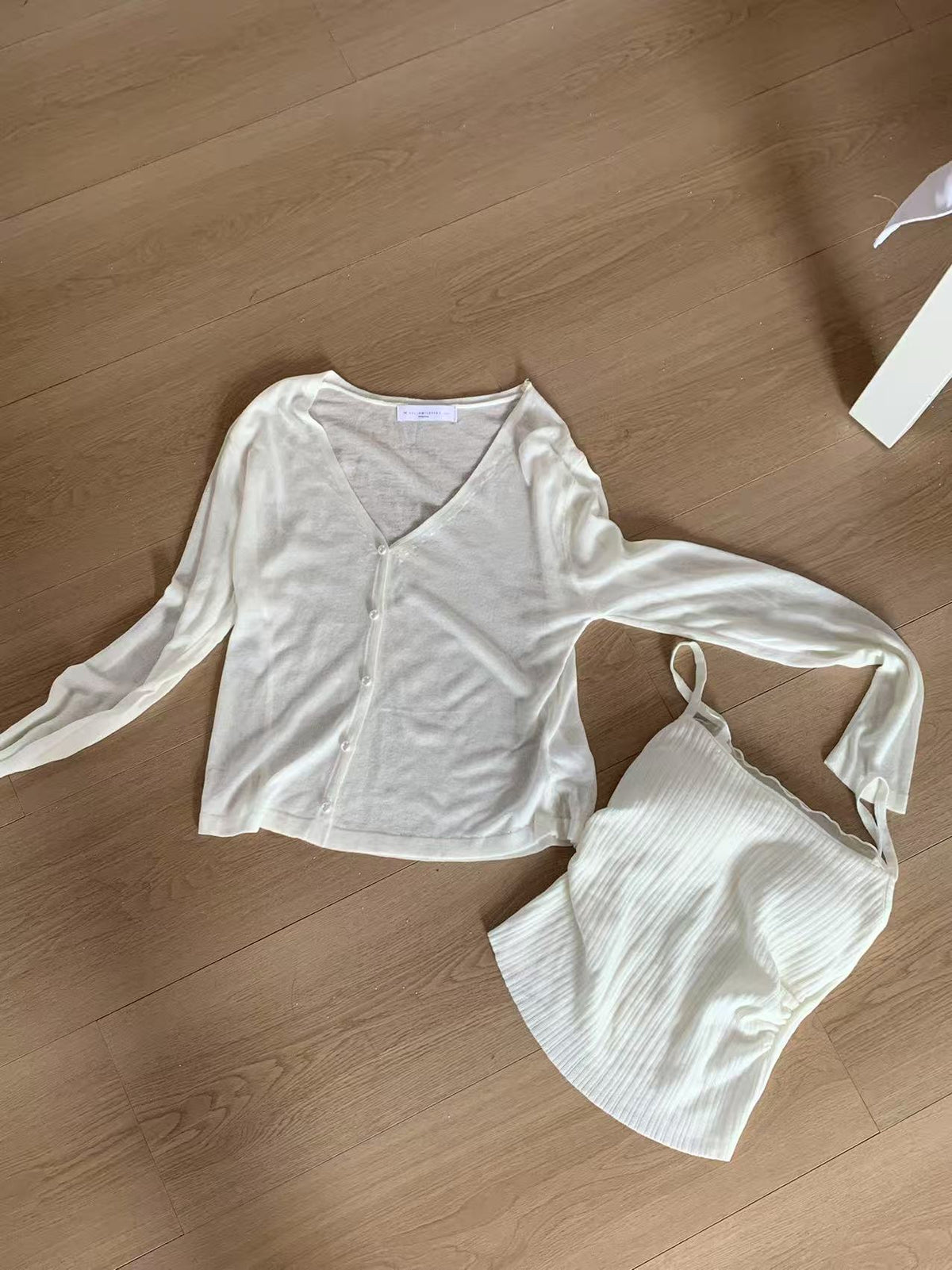 HELLO MILK TEE- 86970 韓系兩件套