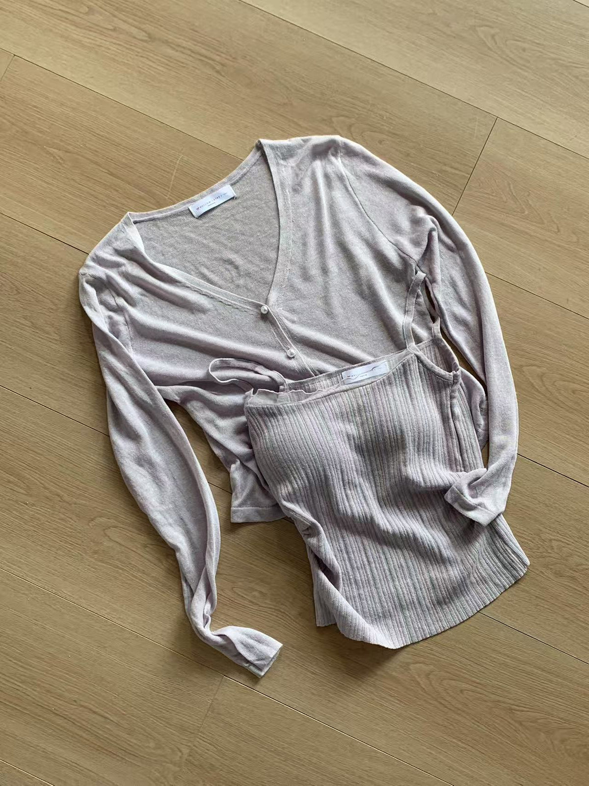 HELLO MILK TEE- 86970 韓系兩件套