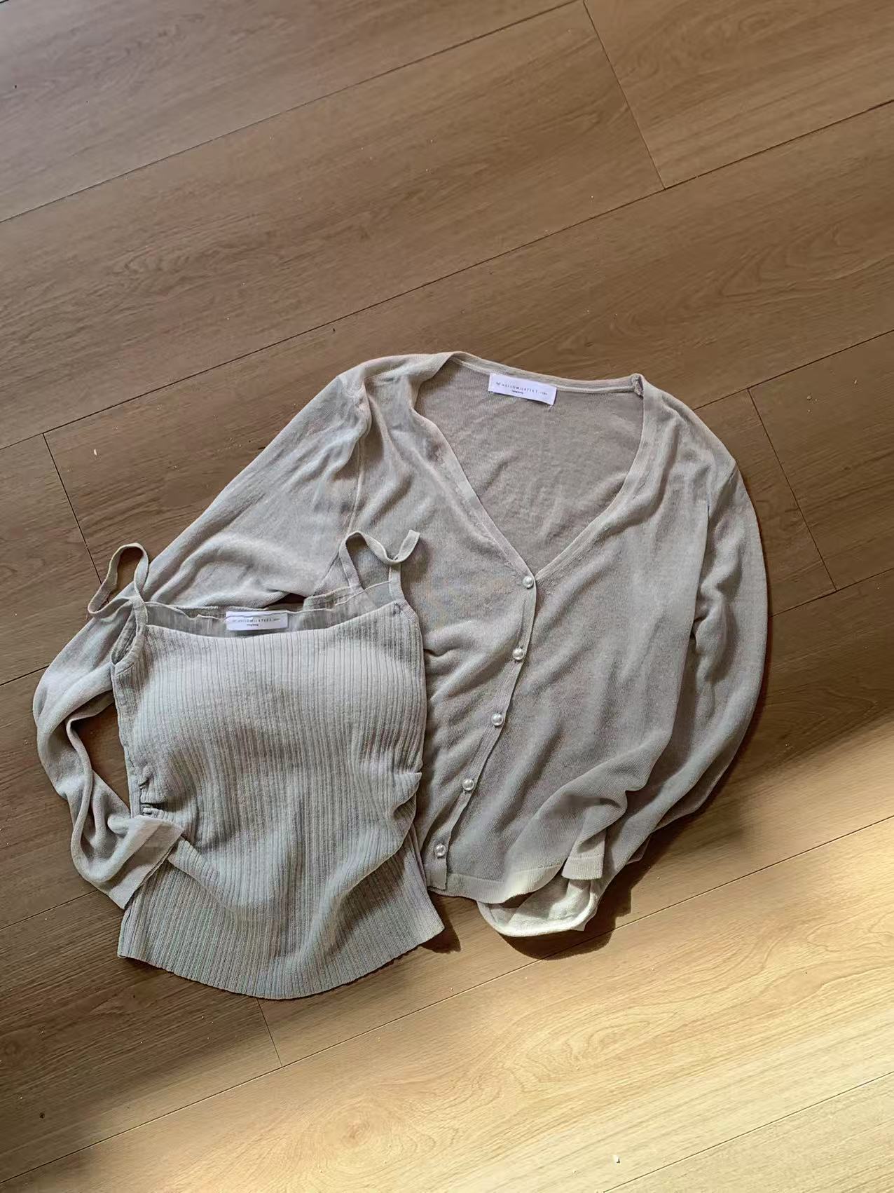 HELLO MILK TEE- 86970 韓系兩件套