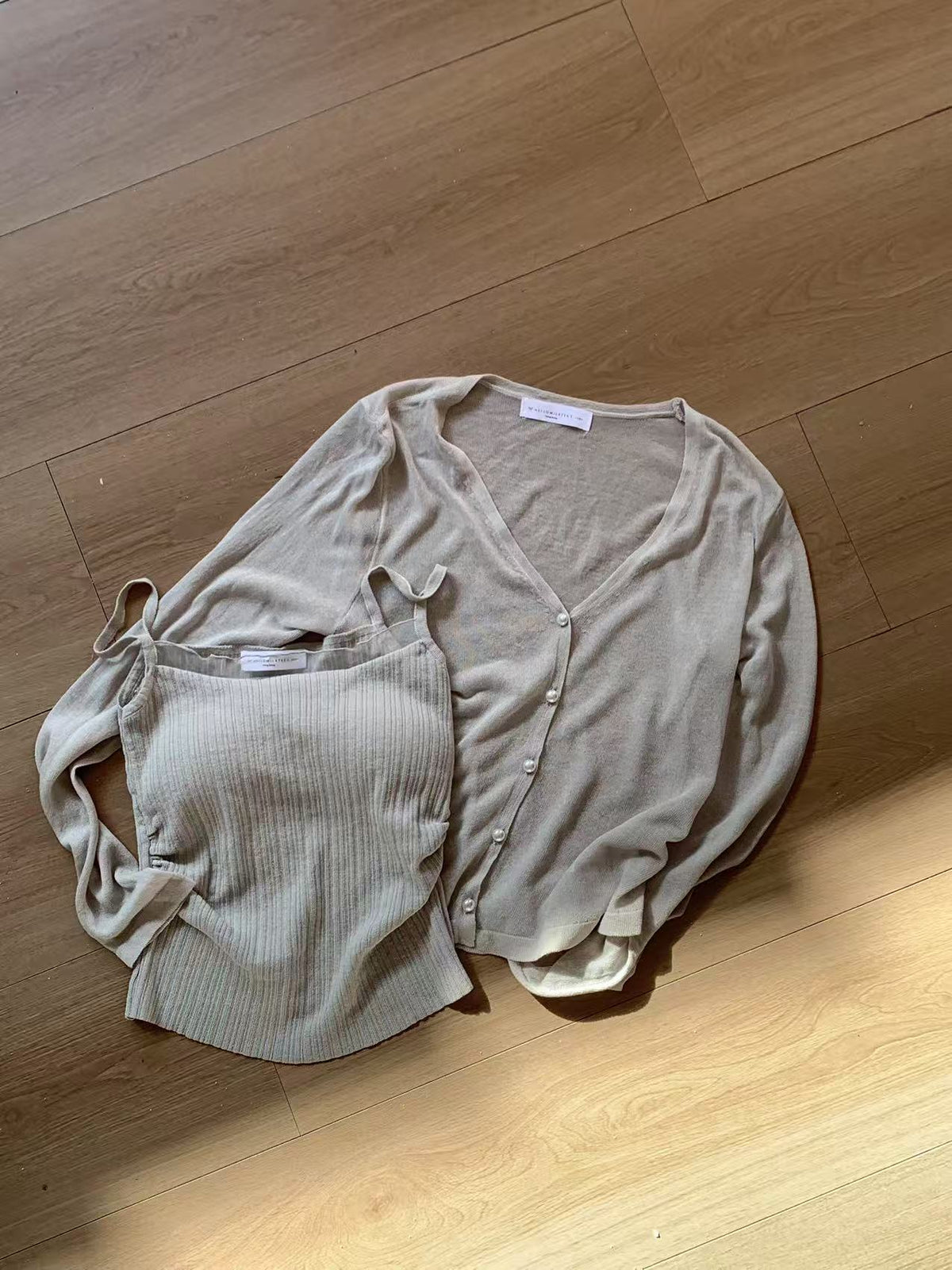 HELLO MILK TEE- 86970 韓系兩件套