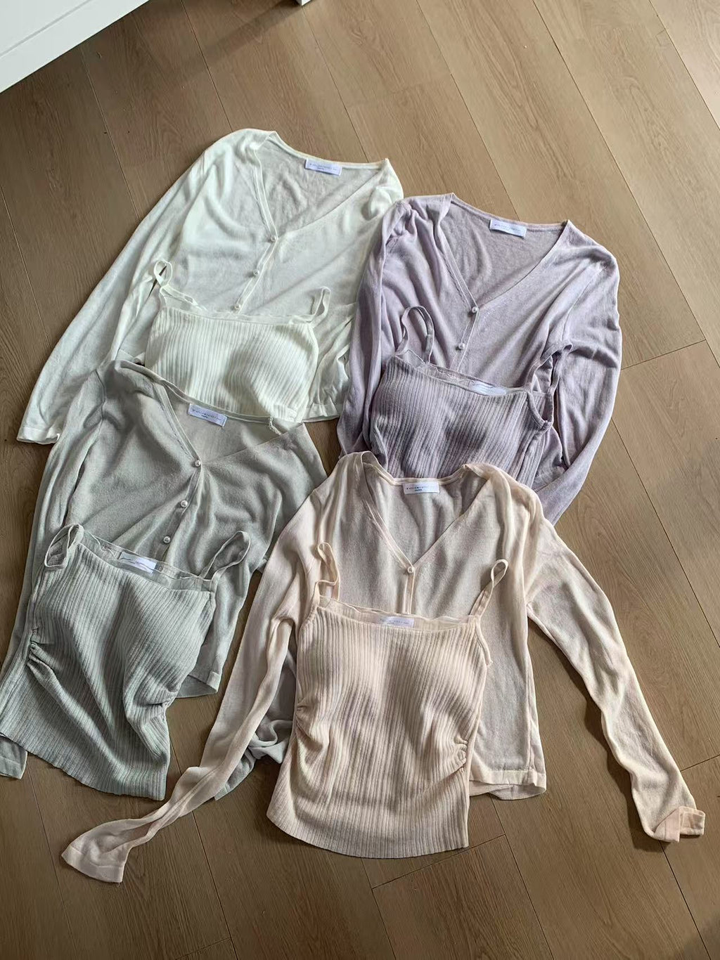 HELLO MILK TEE- 86970 韓系兩件套