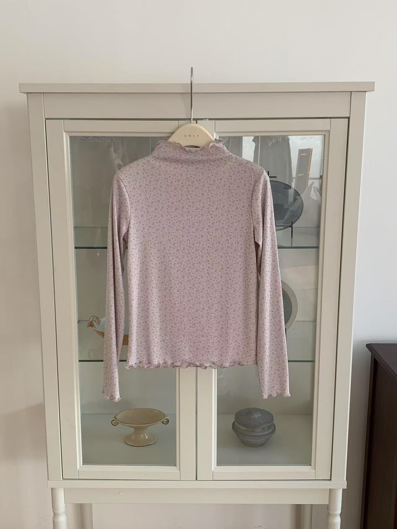 HELLO MILK TEE- 87005 高領打底衫