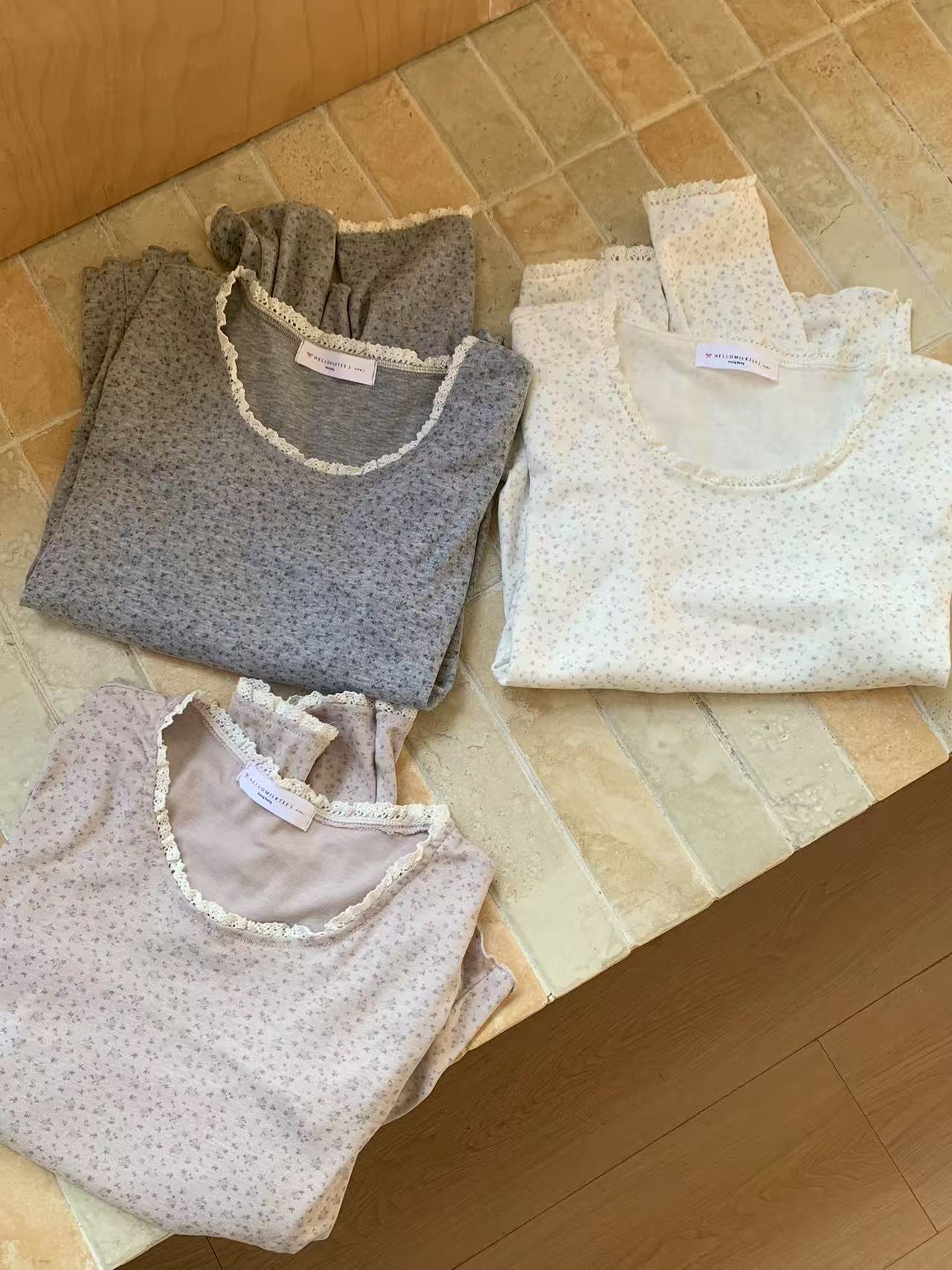 HELLO MILK TEE- 86978 百搭小衫