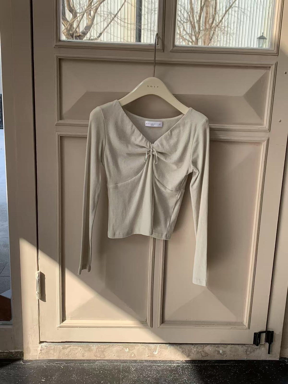 HELLO MILK TEE- 86991 質感上衣