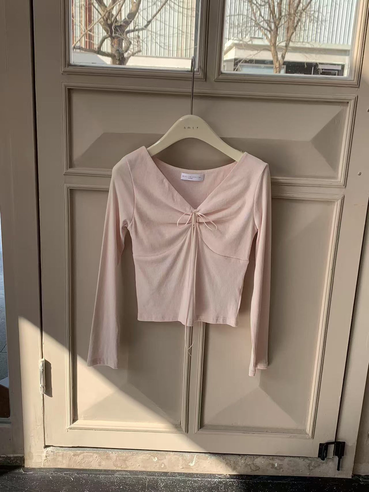 HELLO MILK TEE- 86991 質感上衣