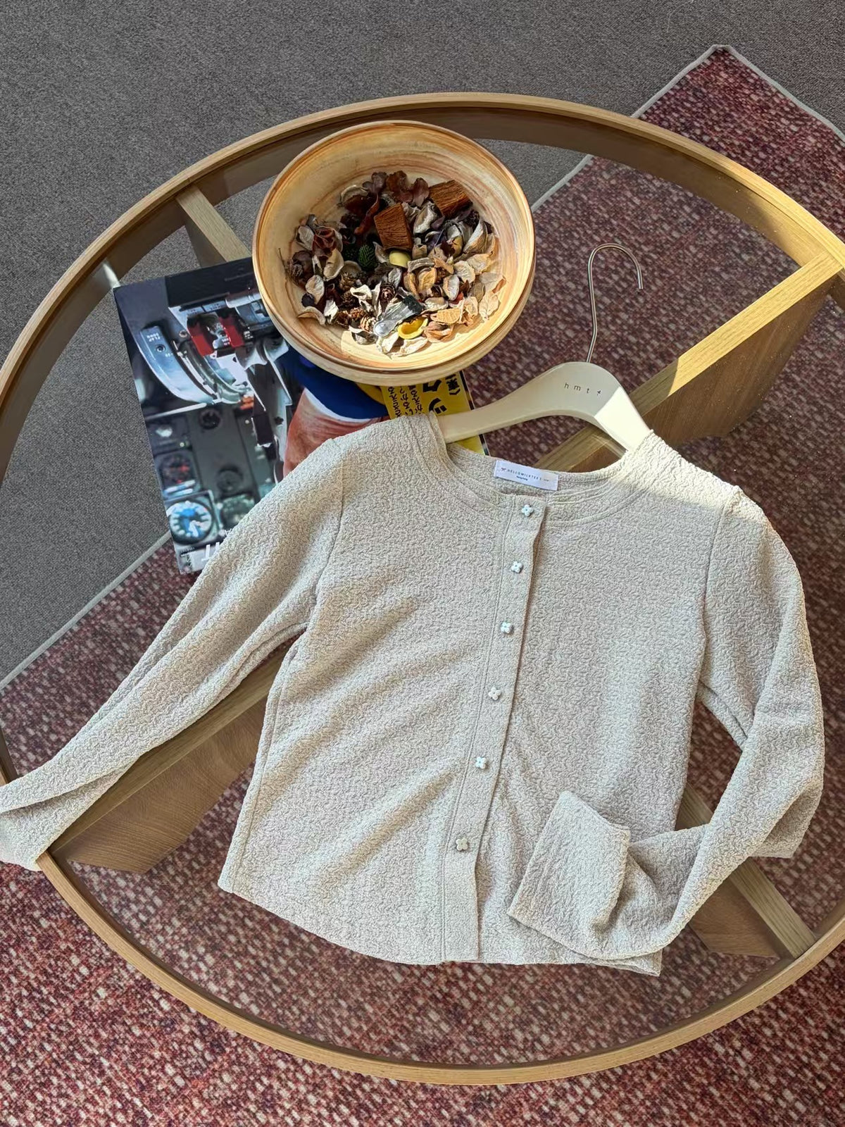 HELLO MILK TEE- 86995 百搭開衫