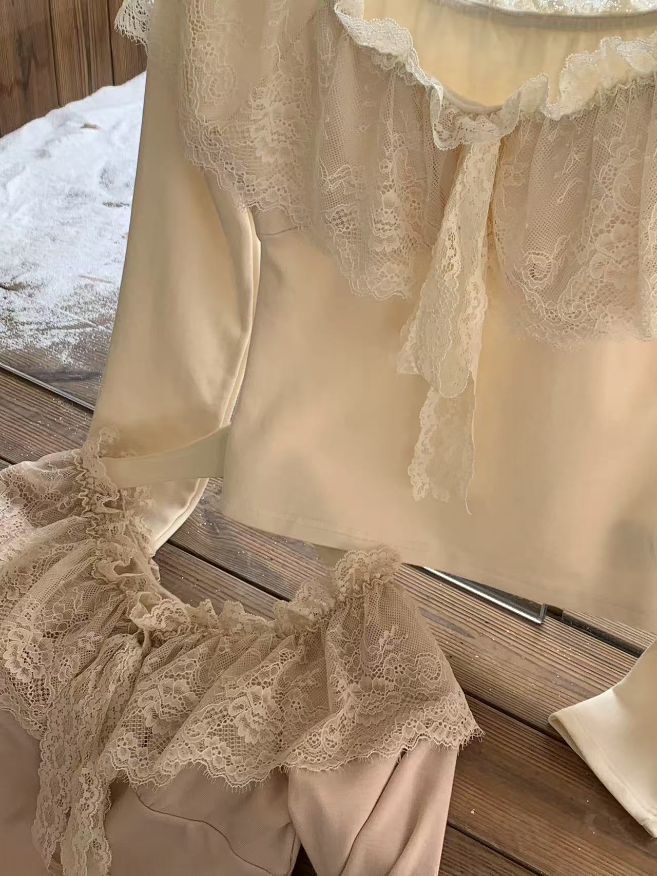 HELLO MILK TEE- 86949 韓系小衫
