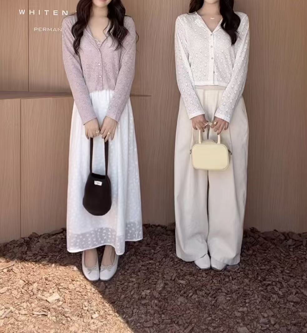 HELLO MILK TEE- 86975 提花小衫