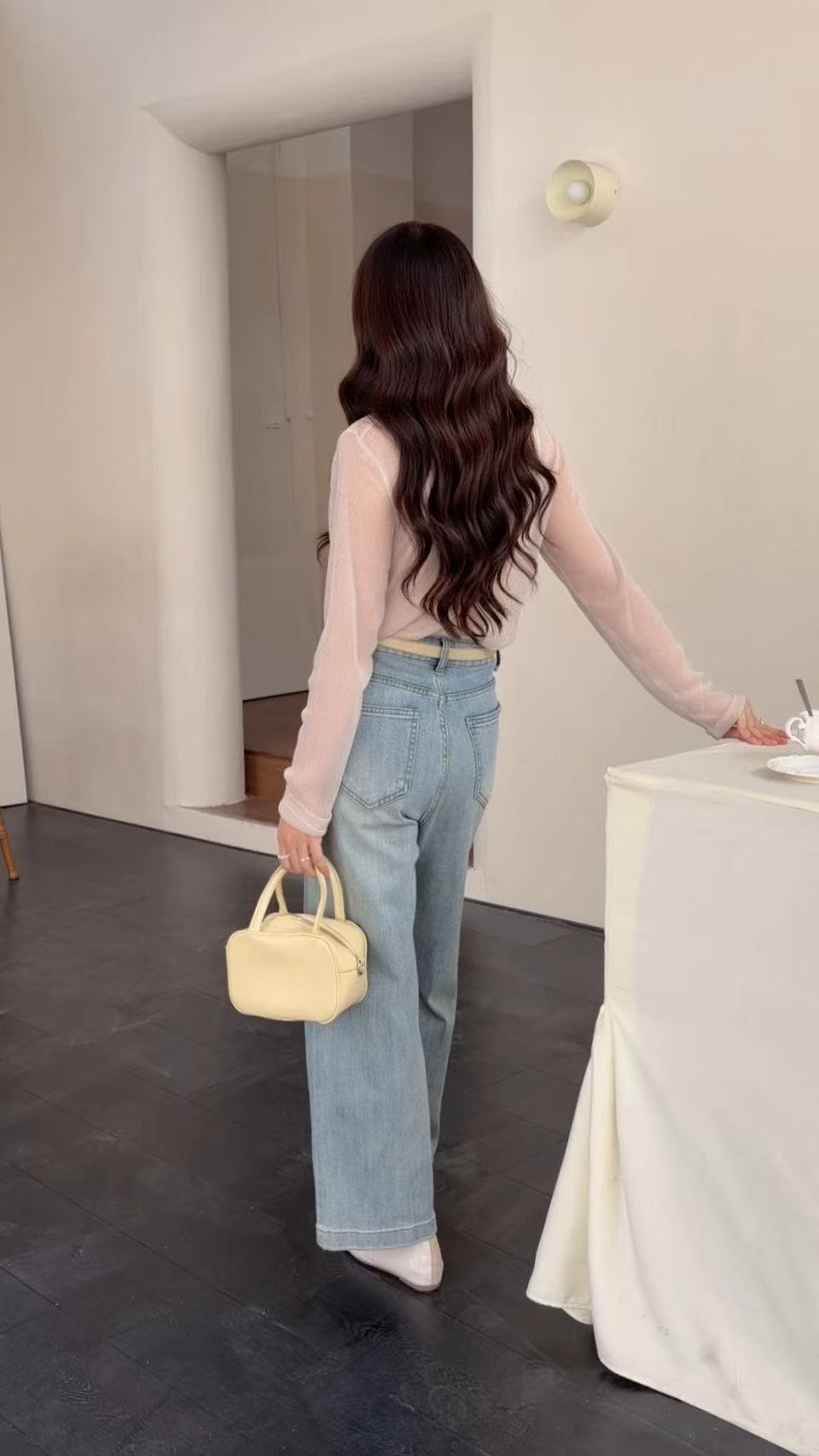 HELLO MILK TEE- 86944 細閃小衫