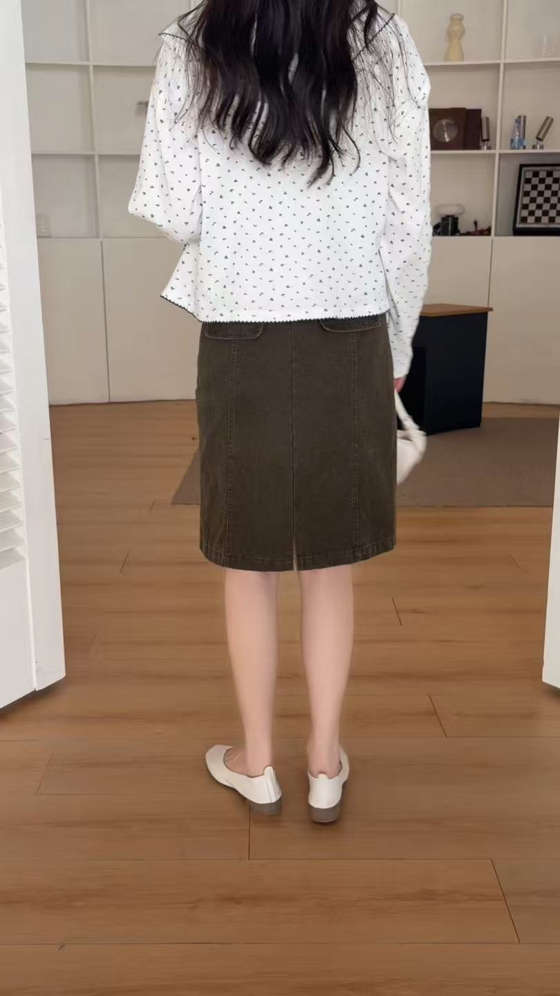 HELLO MILK TEE- 86904 休閑半裙