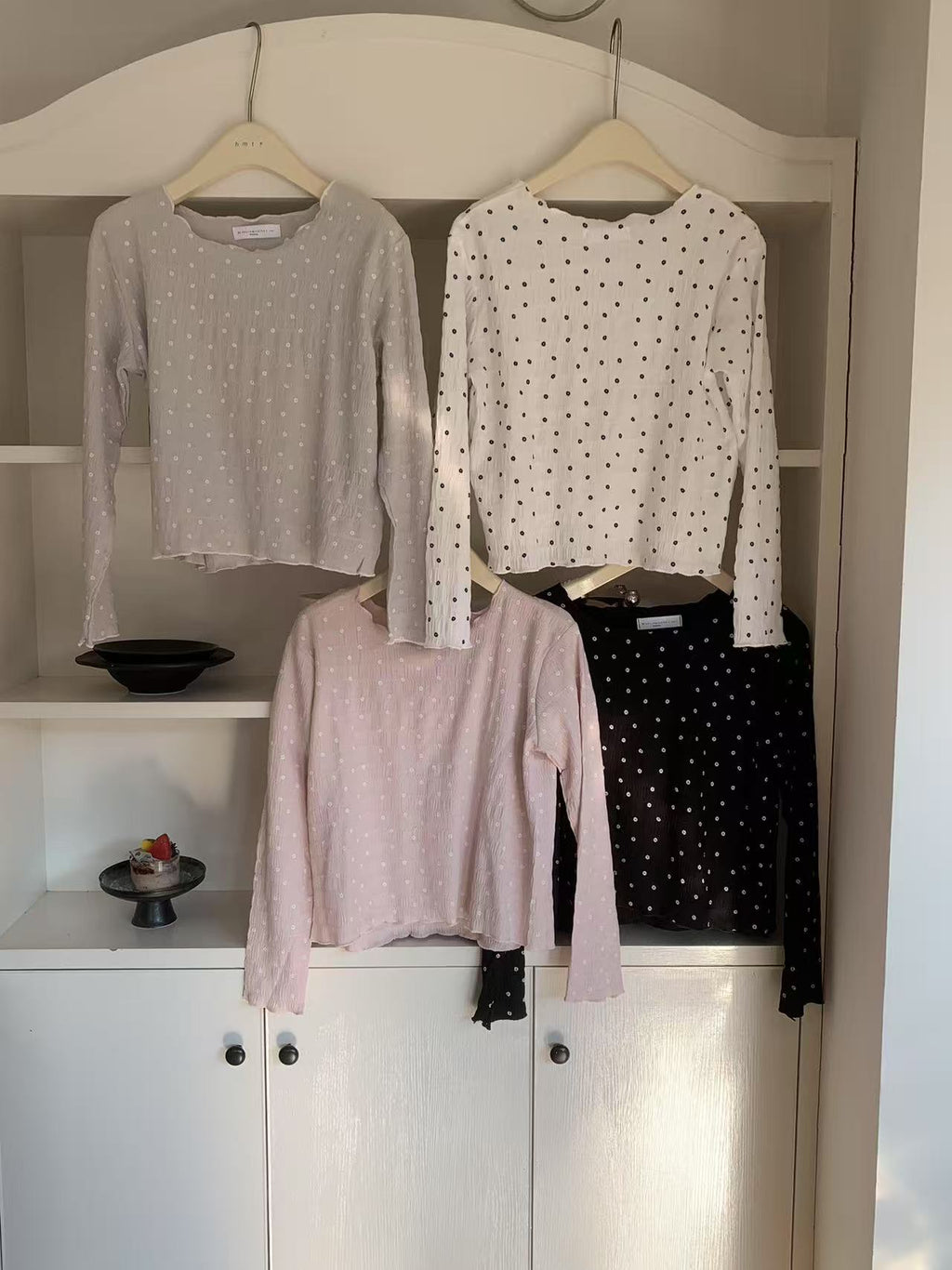 HELLO MILK TEE- 87042 碎花小衫