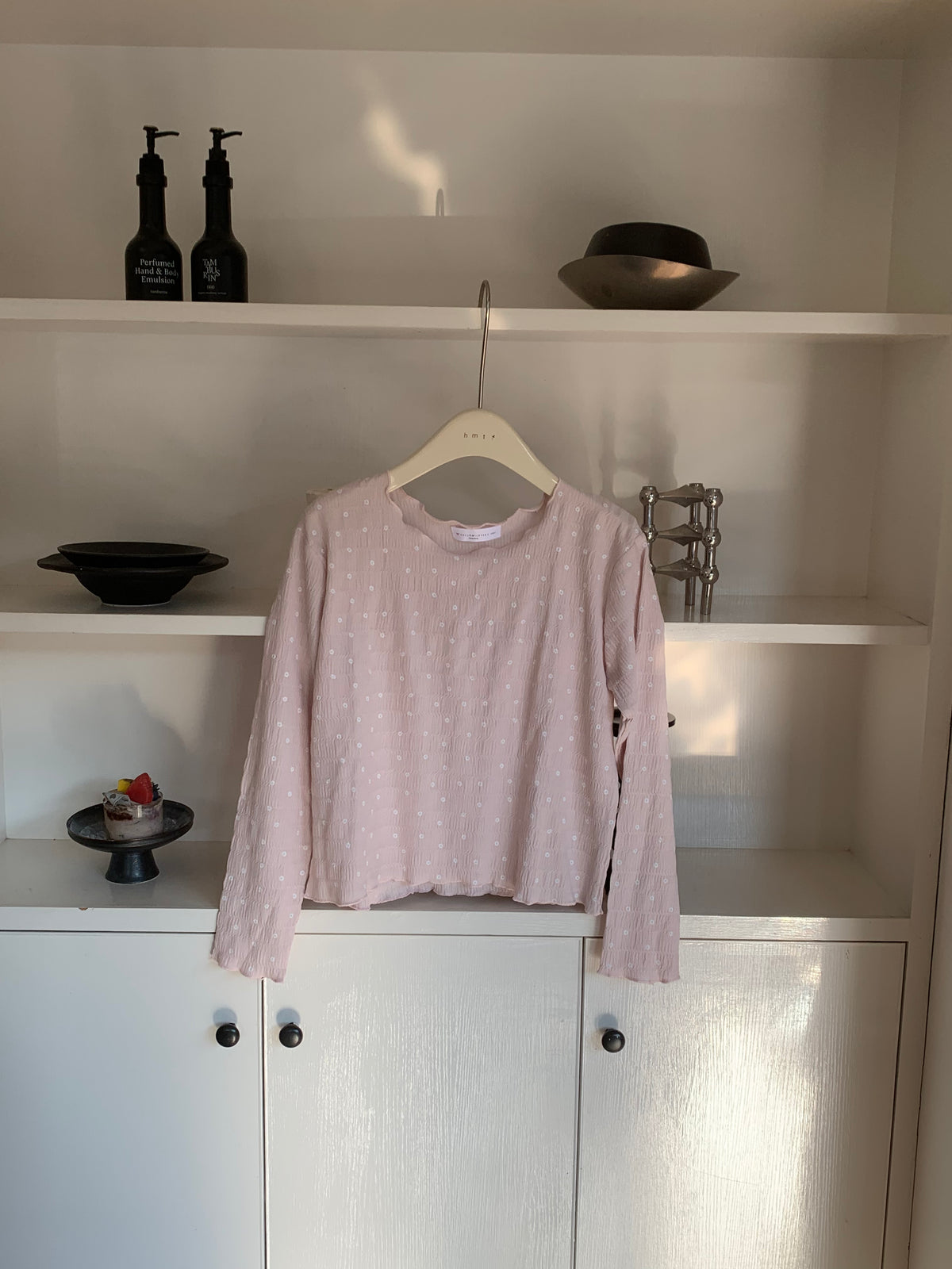 HELLO MILK TEE- 87042 碎花小衫