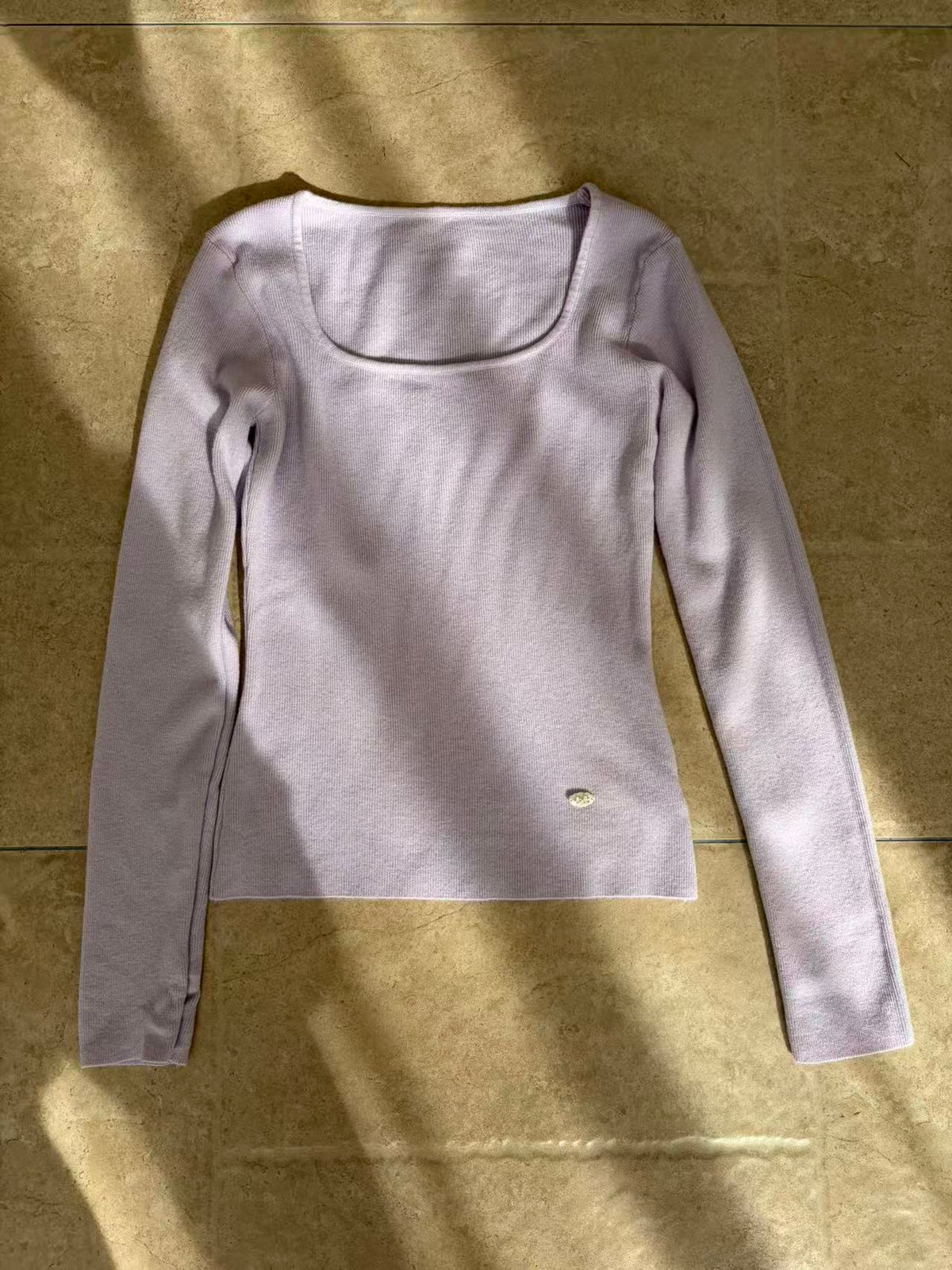 HELLO MILK TEE- 87004 方領小衫