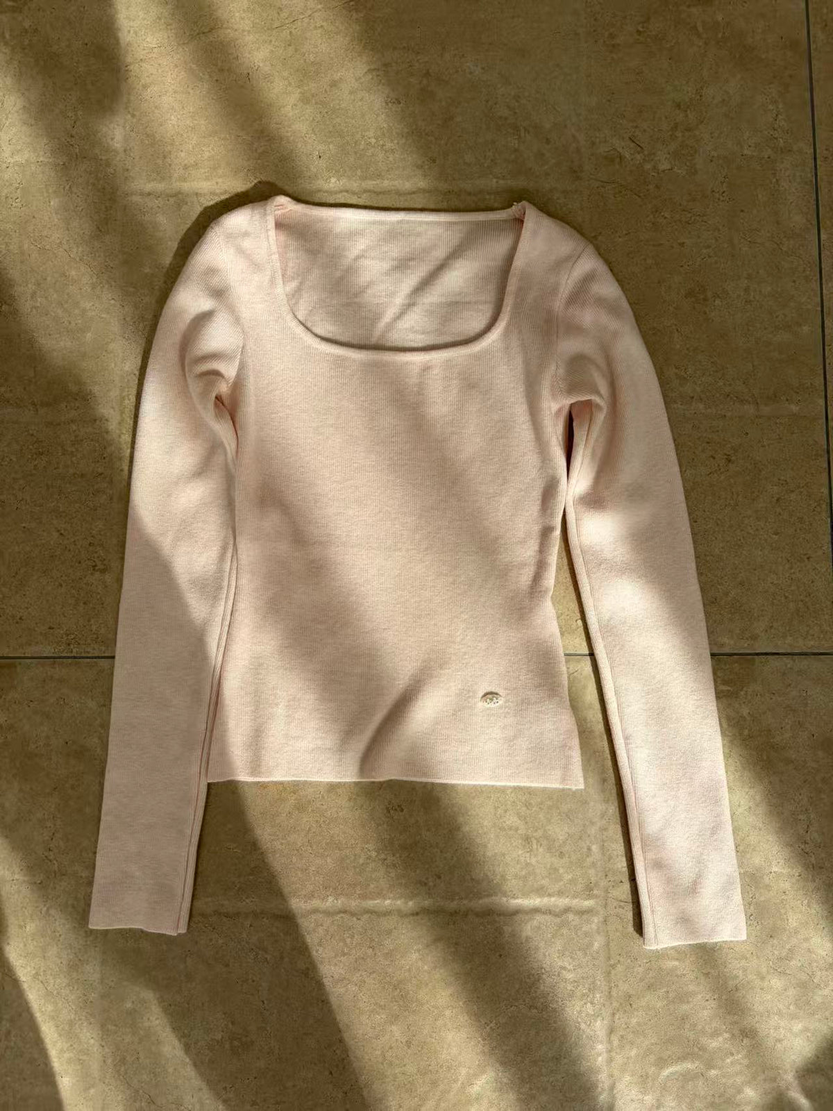 HELLO MILK TEE- 87004 方領小衫