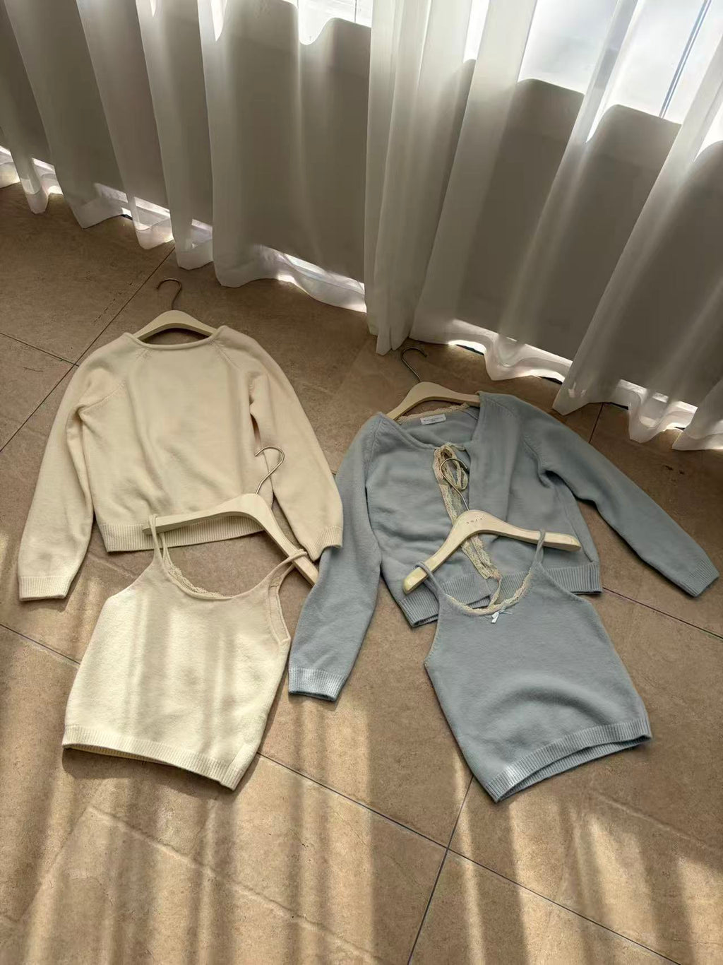 HELLO MILK TEE- 87012 韓系兩件套