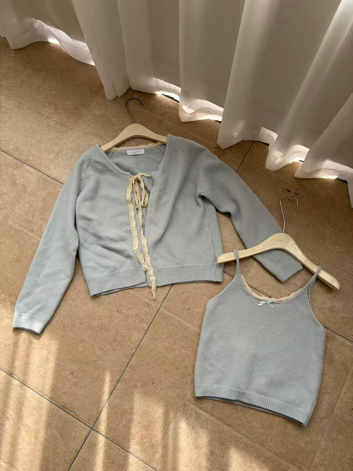 HELLO MILK TEE- 87012 韓系兩件套