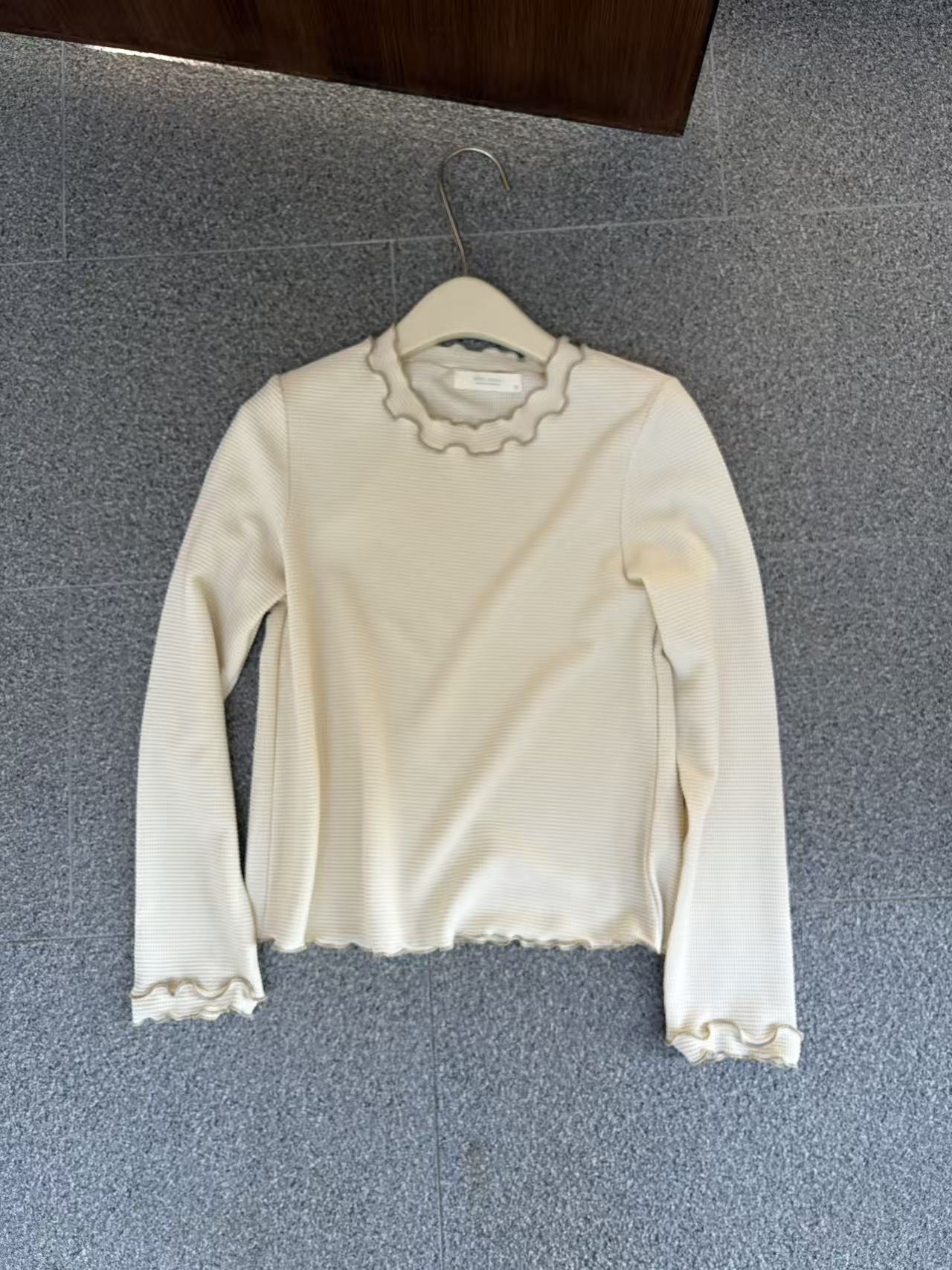 HELLO MILK TEE- 86997 雙層領上衣