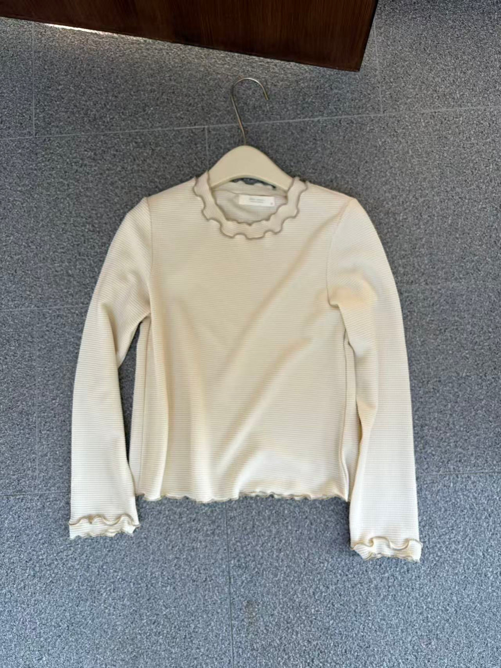 HELLO MILK TEE- 86997 雙層領上衣