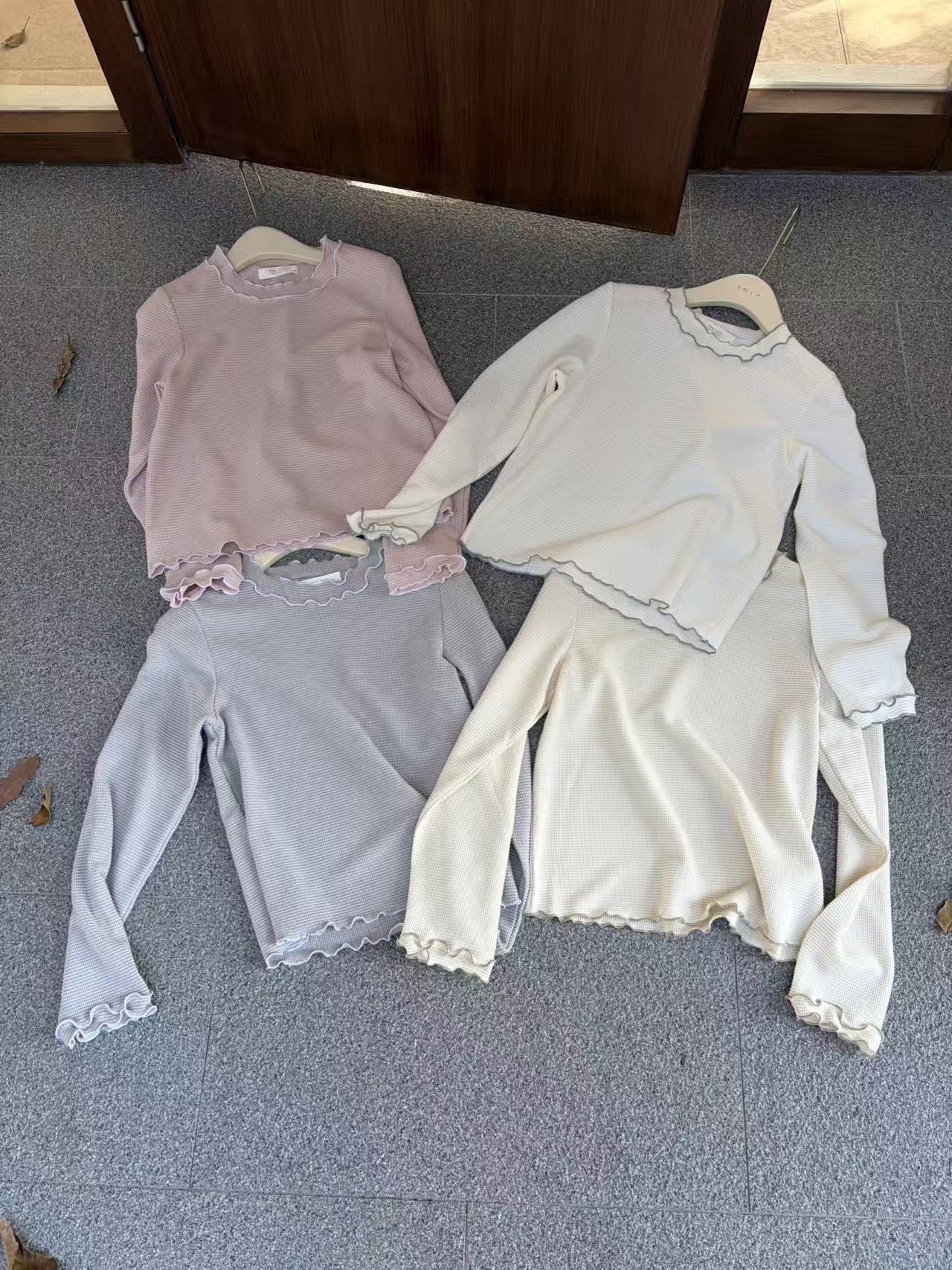 HELLO MILK TEE- 86997 雙層領上衣