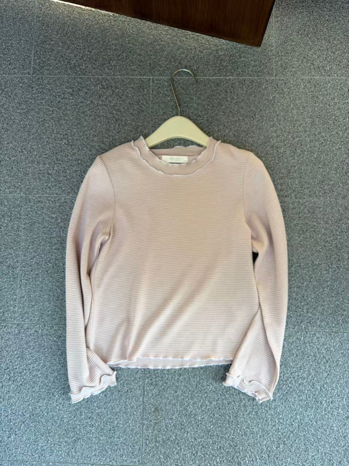HELLO MILK TEE- 86997 雙層領上衣