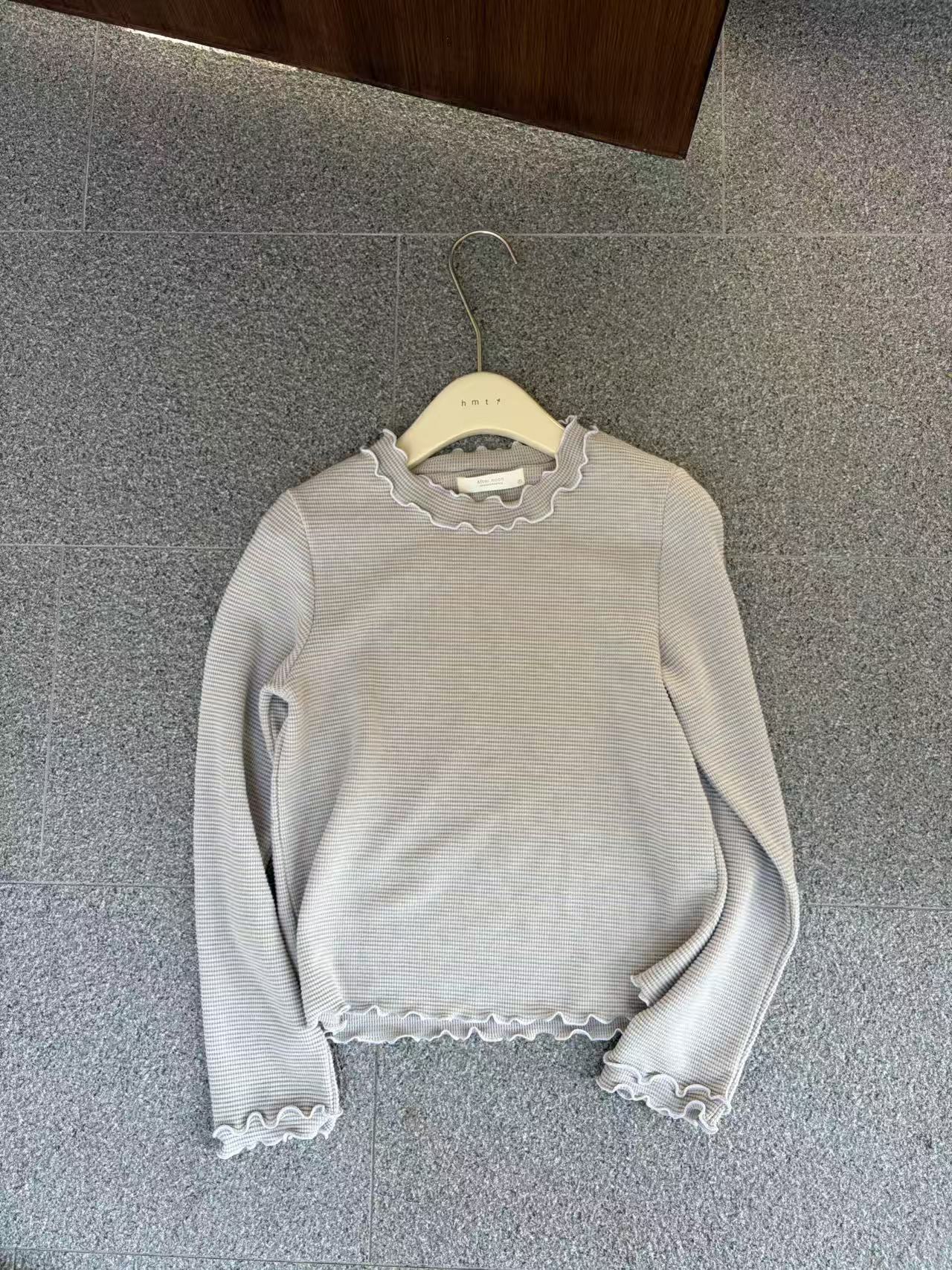 HELLO MILK TEE- 86997 雙層領上衣