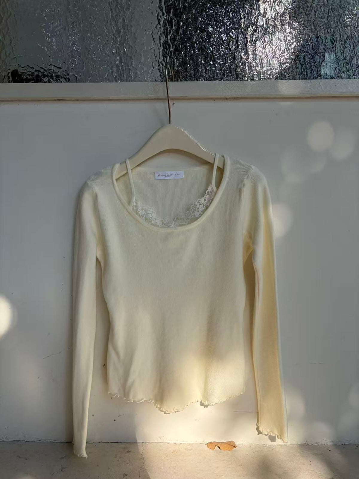 HELLO MILK TEE- 87015 韓系針織衫
