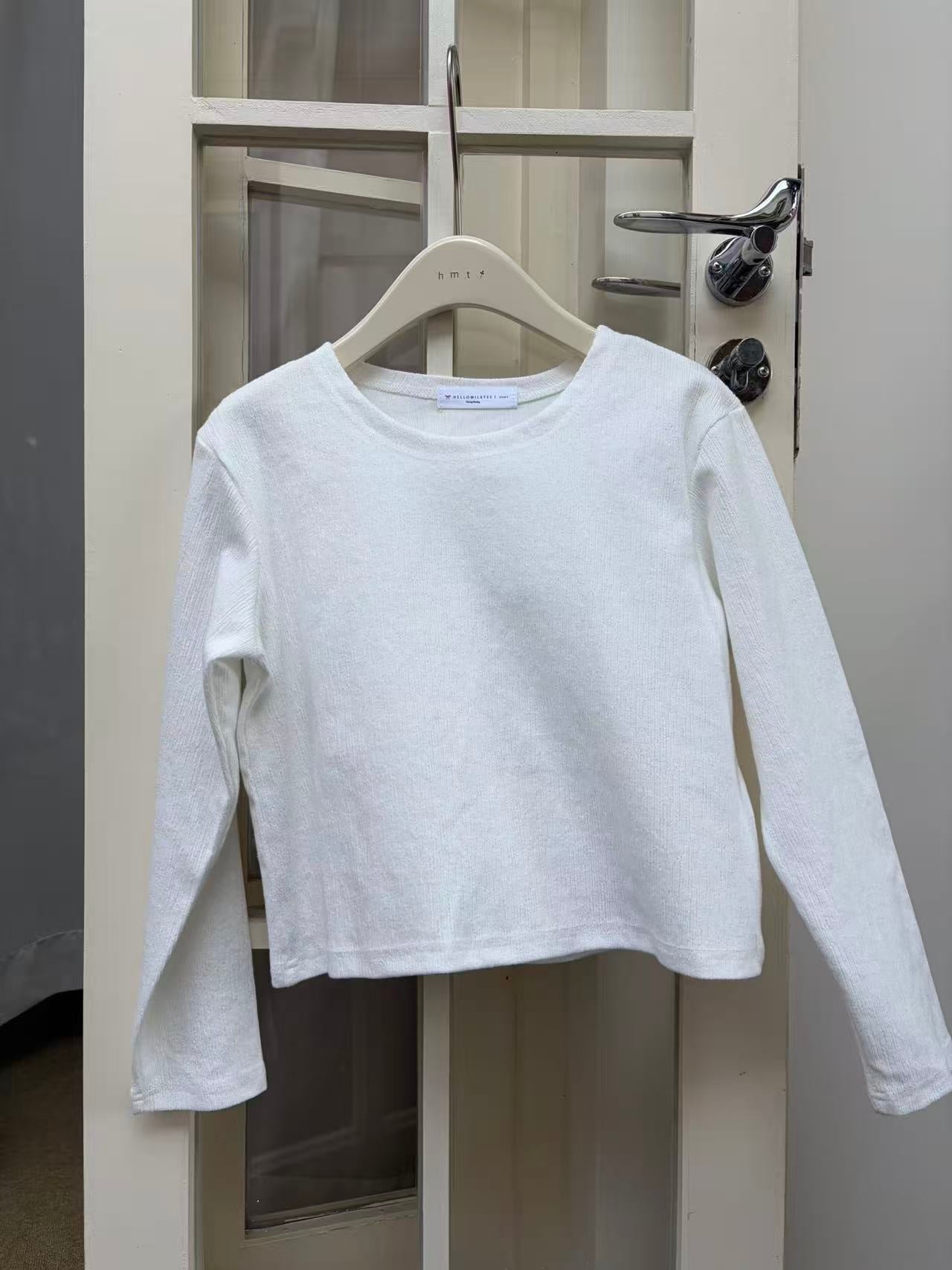 HELLO MILK TEE- 87041 圓領上衣