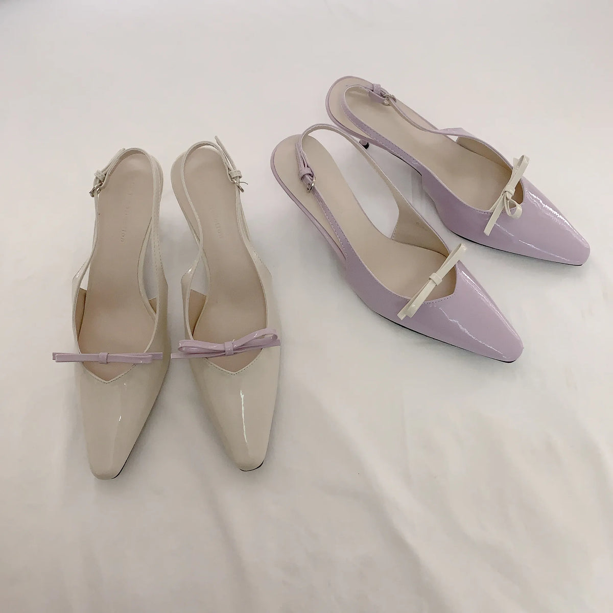 HELLO MILK TEE- 82268蝴蝶結單鞋