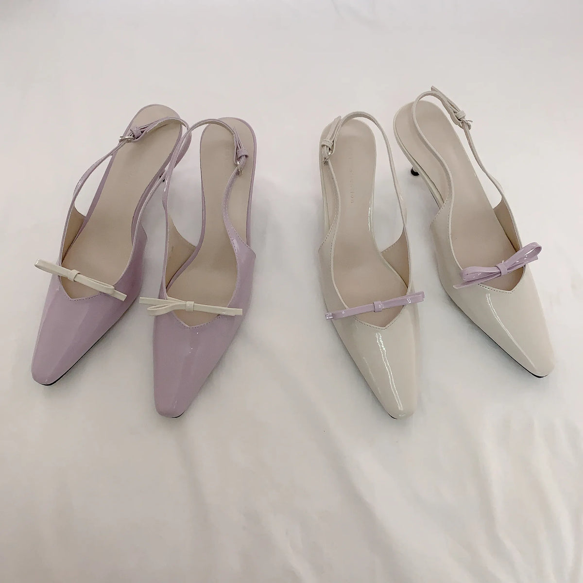 HELLO MILK TEE- 82268蝴蝶結單鞋