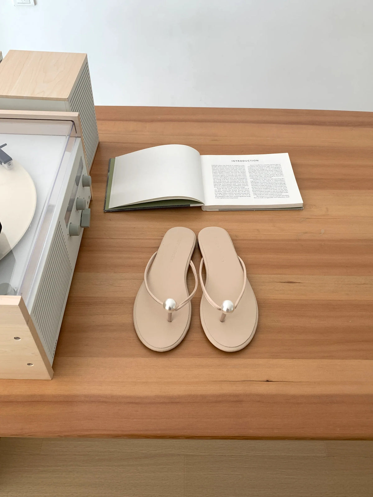 HELLO MILK TEE- 83324 珍珠拖鞋