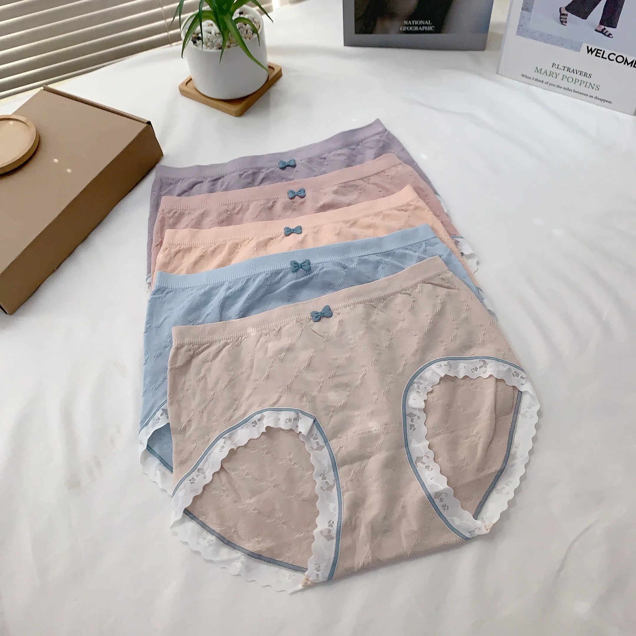 HELLO MILK TEE- AY1004 紋理内褲