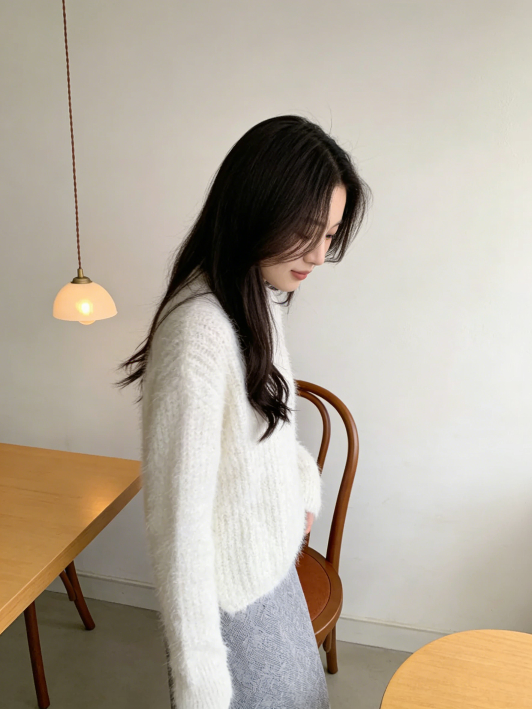 HELLO MILK TEE- 85787 套頭毛衣